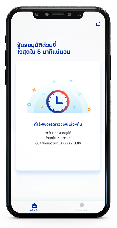 การแจ้งผลการพิจารณาสินเชื่อ